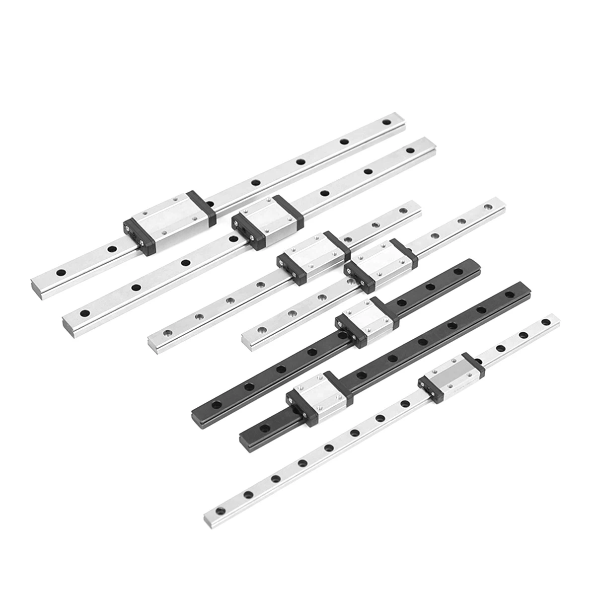 Rheilffordd linellol ddi -staen